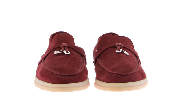 Mocassins bordeaux en daim "Summer Charm Walk"