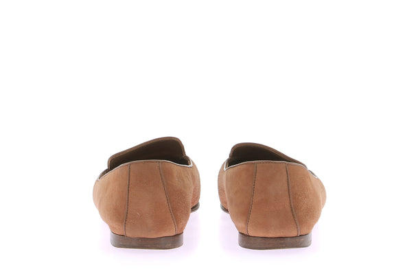 Mocassins en daim camel