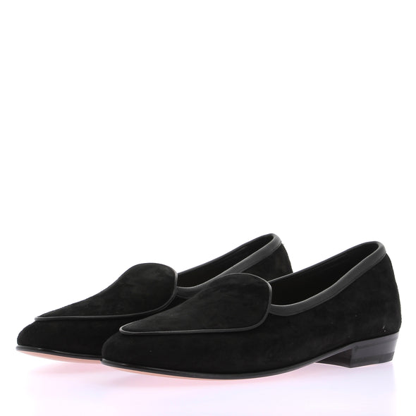 Mocassins en daim noirs