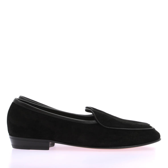 Mocassins en daim noirs