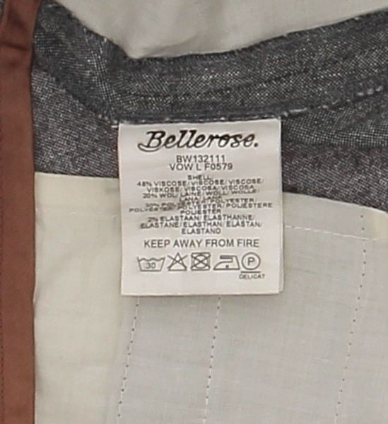 Pantalon droit gris chiné