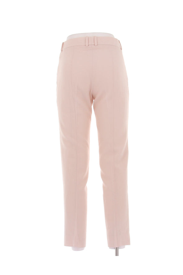 Pantalon en laine rose