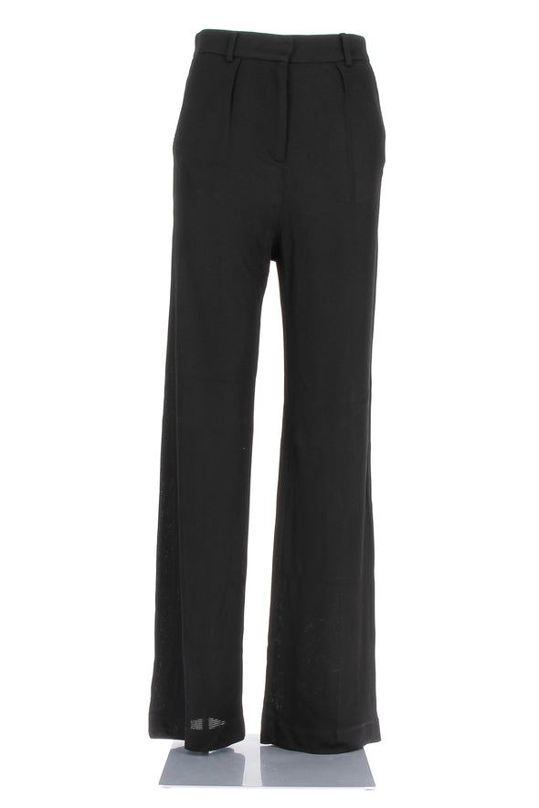 Pantalon noir taille haute