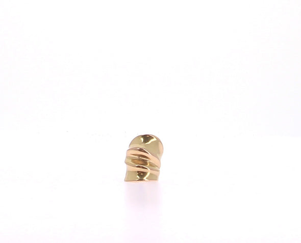 Bague "Drapée" en vermeil