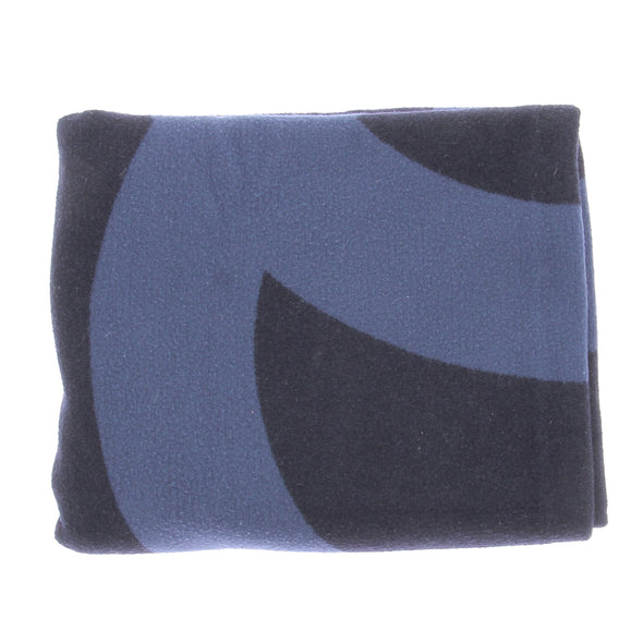 Plaid en laine bleu