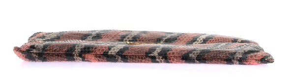 Pochette effet python
