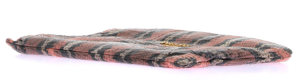 Pochette effet python