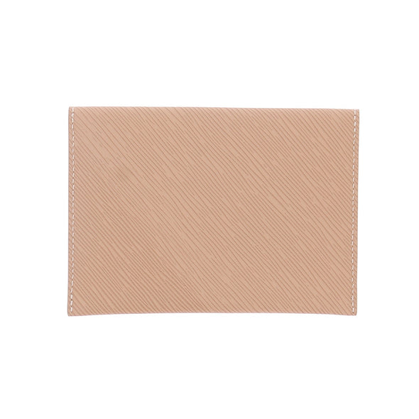 Pochette "Kirigami" en cuir beige