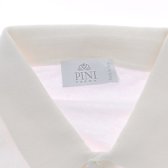 Polo blanc à manches longues