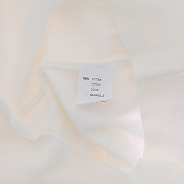 Polo blanc à manches longues