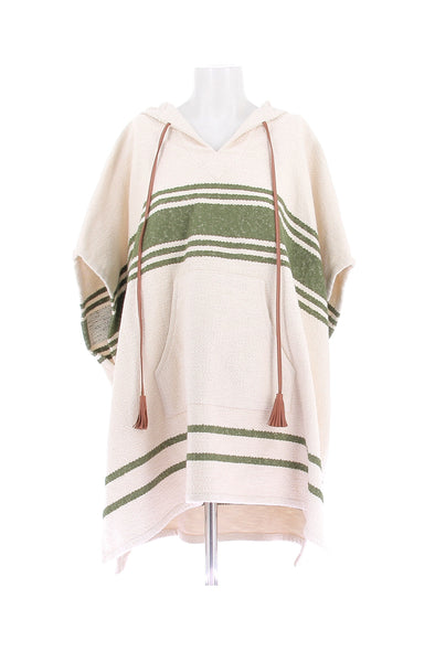 Poncho bicolore