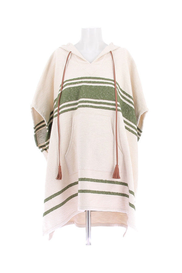 Poncho bicolore