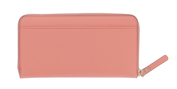 Portefeuille en cuir rose