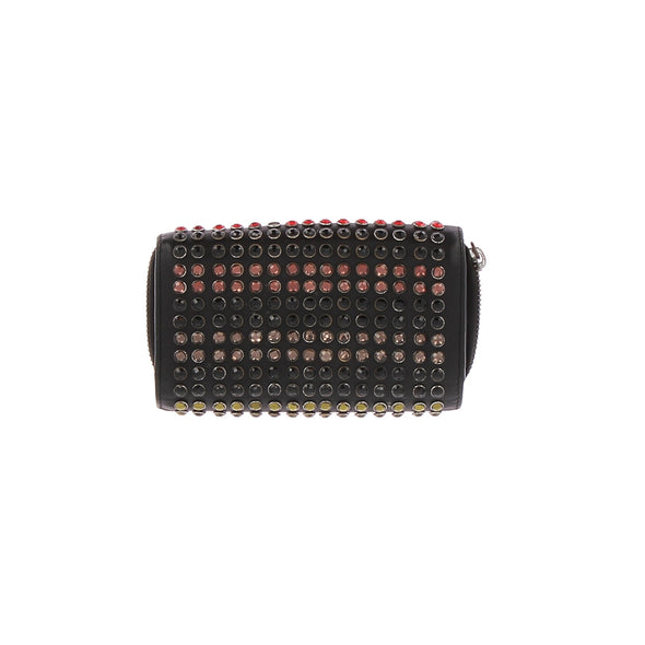 Portefeuille à strass multicolore