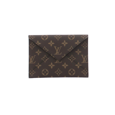 Pochette en toile monogramme