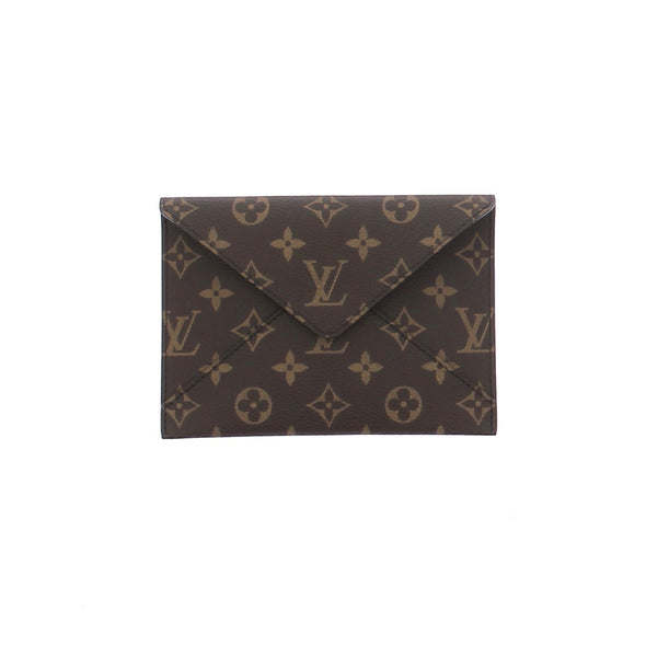 Pochette en toile monogramme