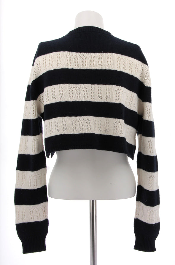 Pull à rayures en cachemire