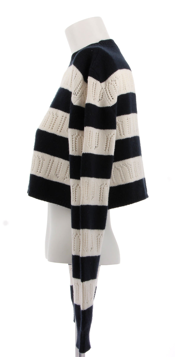 Pull à rayures en cachemire