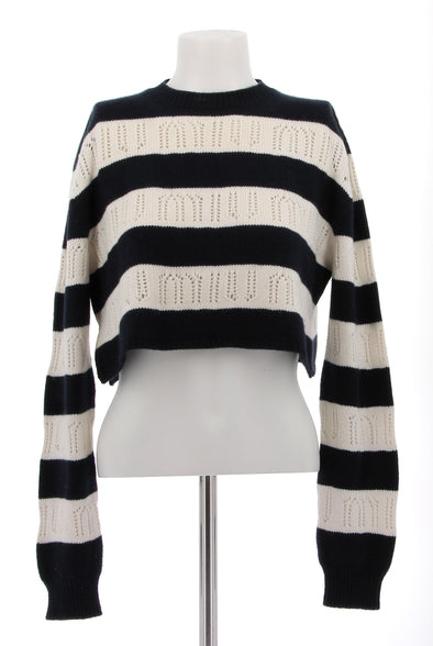 Pull à rayures en cachemire