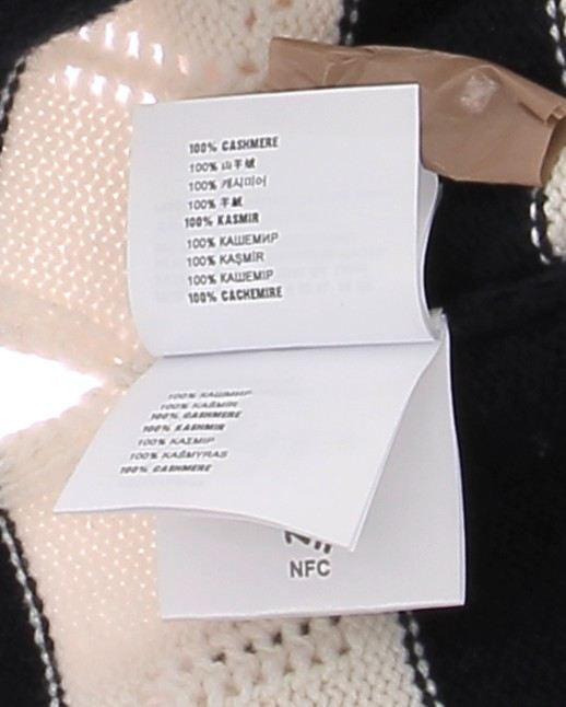 Pull à rayures en cachemire