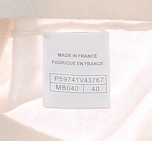 Pull blanc en cachemire à logo