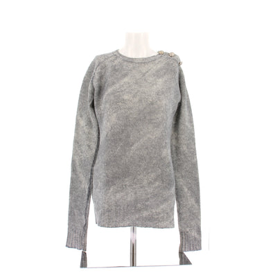 Pull en laine gris