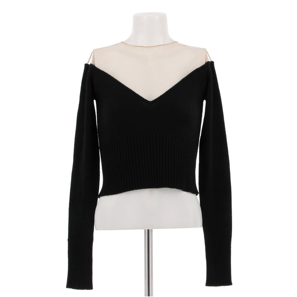 Pull en cachemire noir