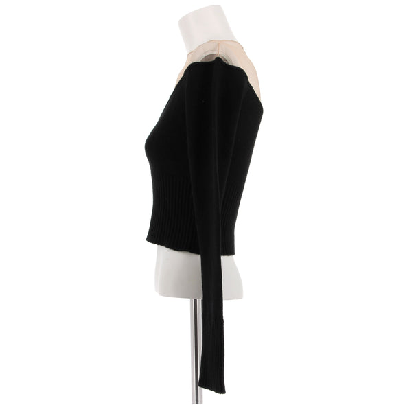 Pull en cachemire noir