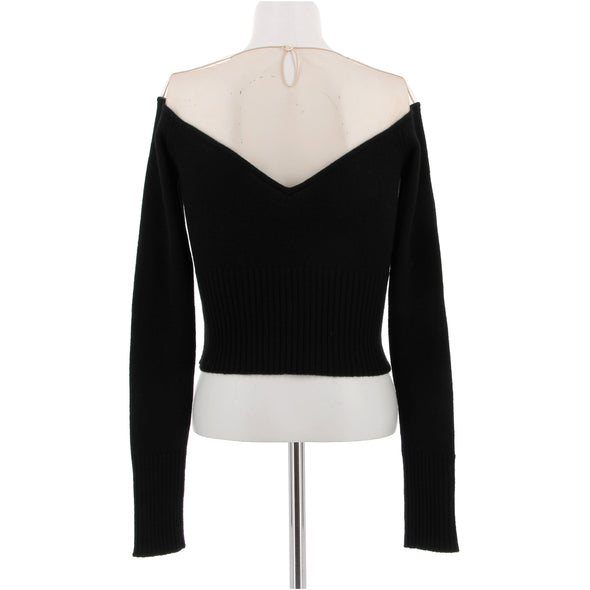 Pull en cachemire noir