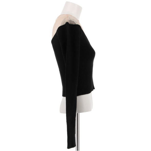 Pull en cachemire noir