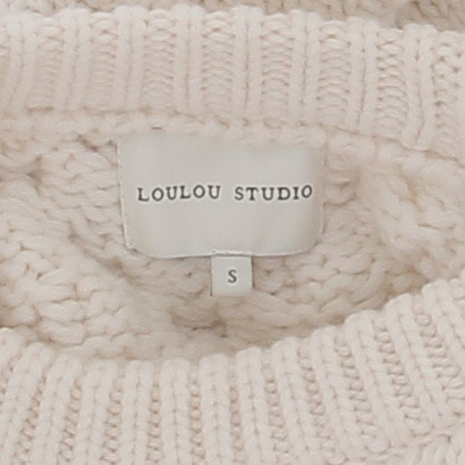 Pull blanc "Secas" en laine