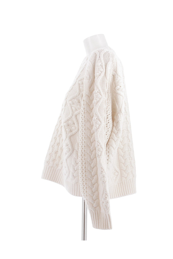 Pull blanc "Secas" en laine