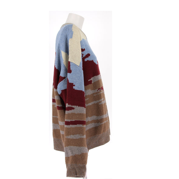 Pull en laine coloré