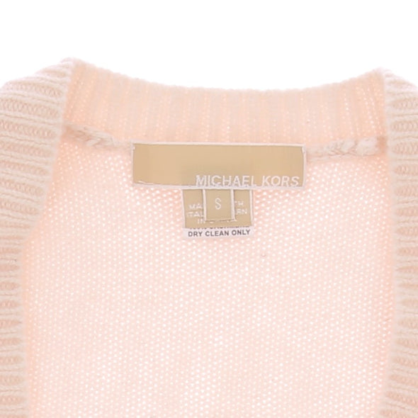 Pull crème à col V