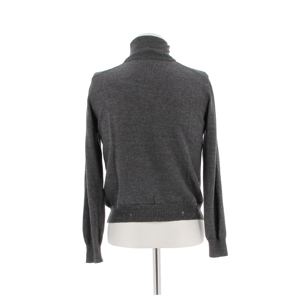 Pull en laine gris