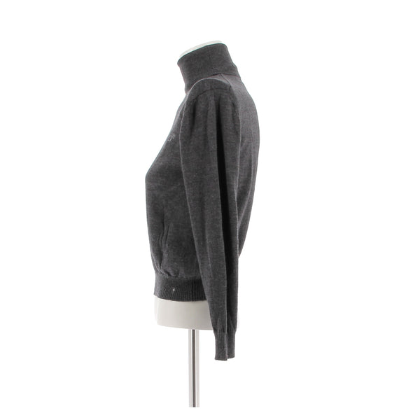 Pull en laine gris
