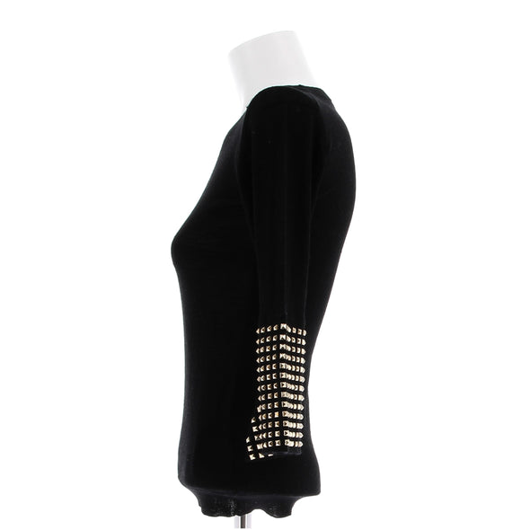 Pull en laine noir