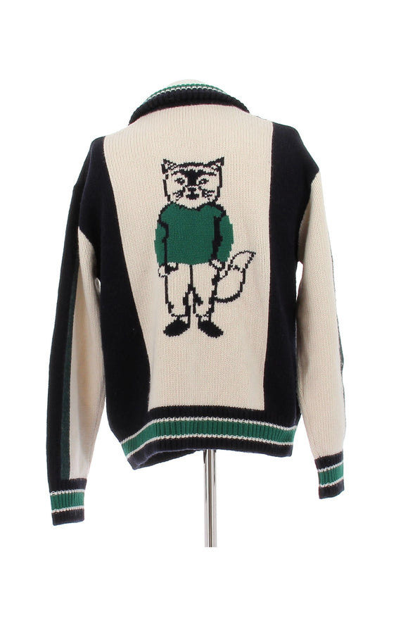 Pull à zip en laine