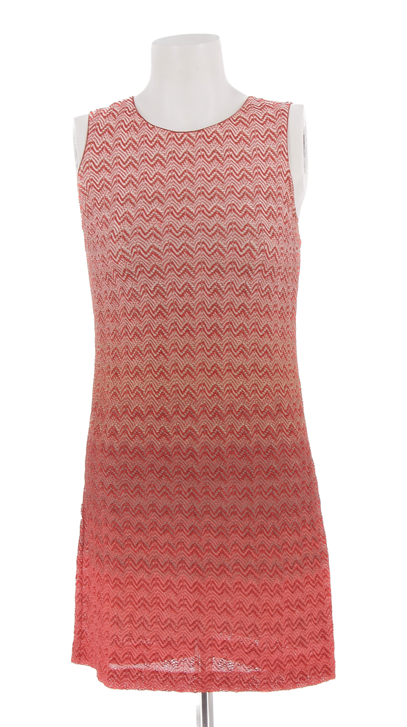 Robe corail pailleté