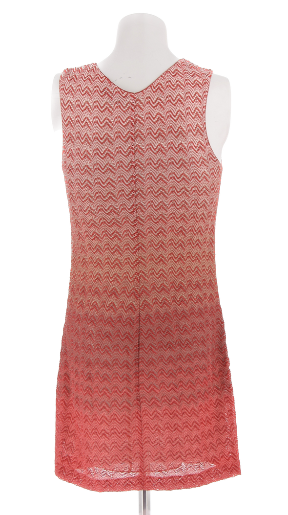 Robe corail pailleté