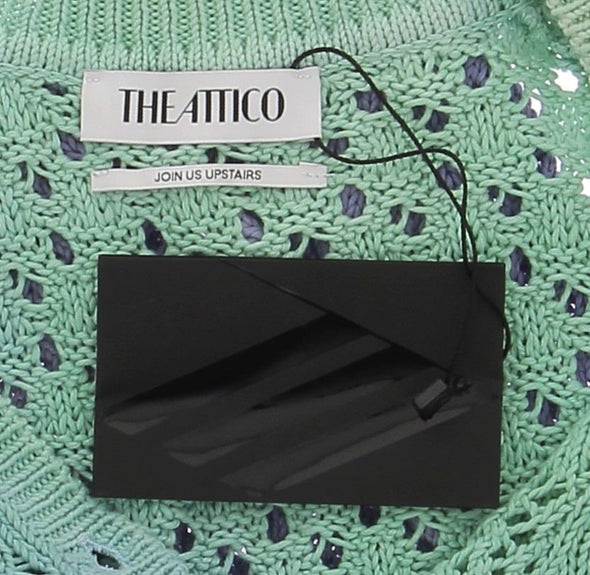 Top en maille asymétrique dégradé