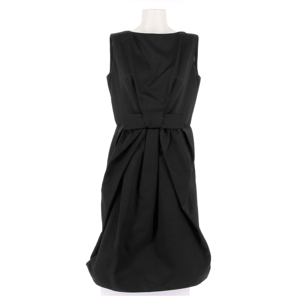 Robe en soie noire