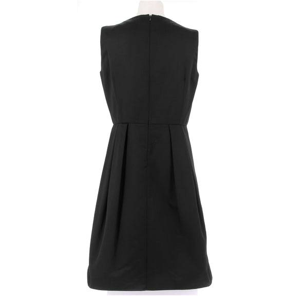 Robe en soie noire