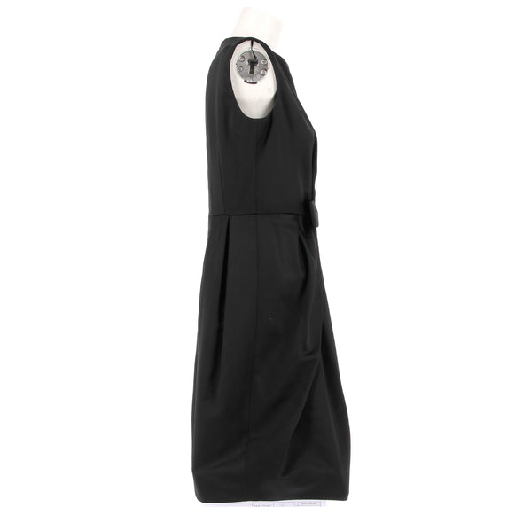 Robe en soie noire