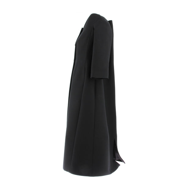 Robe en laine noire