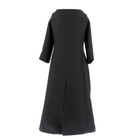 Robe en laine noire