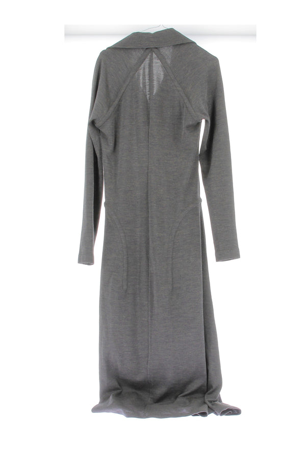 Robe en laine grise