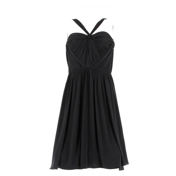 Robe en soie noire