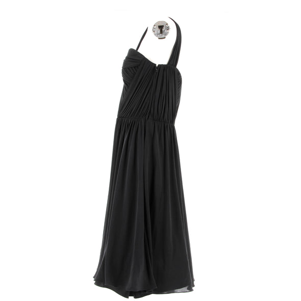 Robe en soie noire