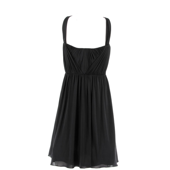 Robe en soie noire